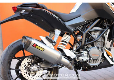 KTM 200 DUKE改Akrapovic中尾段