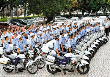 豪爵铃木GW250J首成江门城管执法车