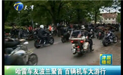 《津晨播报》 哈雷车友波兰聚首 百辆机车大游行