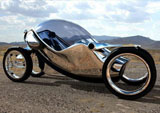 四轮电动力超炫圣甲虫概念摩托车