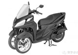 Yamaha Patents Tricity Variant 三轮又出新设计