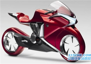 V4超强引擎 本田概念摩托车亮相