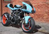 海湾石油风格的Ducati Cafe Racer