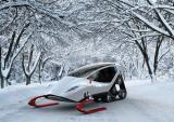 雪爬虫：概念雪地专用履带摩托车