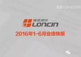 隆鑫通用发布2016年1-6月业绩快报