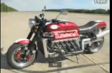 极速331公里的蝰蛇V10摩托车