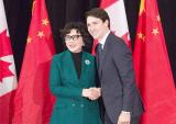 万丰董事局主席陈爱莲会晤加拿大总理特鲁多