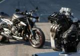 凯旋摩托车Moto2三缸引擎测试实况