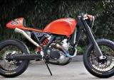 越野复古风 KTM 525EXC的Cafe Racer