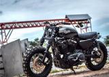 暗黑家族美式Scrambler，哈雷改装欣赏