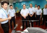 航空工业总经济师王坚到金城无人系统公司考察调研