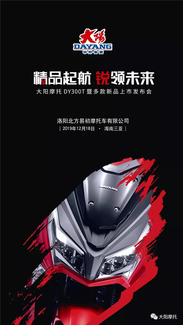 大陽摩托：?DY300T暨多款新品預覽