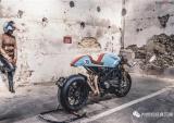 女骑士的杜卡迪1098 CaféRACER