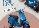 活力蓝调，2020款 Vespa Primavera S 活力蓝