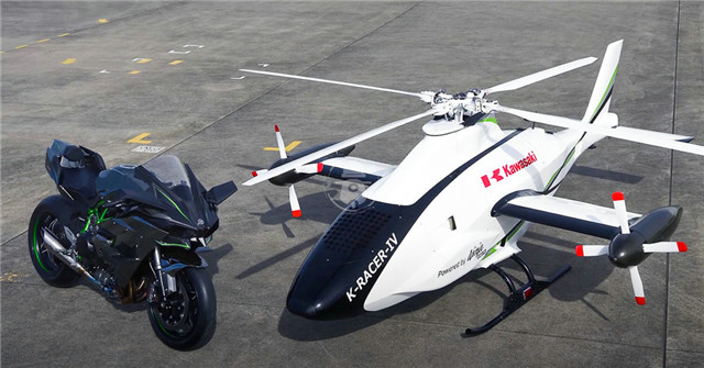 搭載“ H2R”同款發動機 川崎高速無人直升機試飛成功