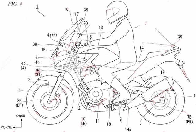 本田的黑科技又來了 摩托車自動駕駛專利被曝光