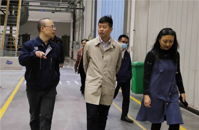 湖北省發改委工業處處長王祖鵬等一行調研航特公司