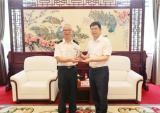 万丰集团陈滨总裁会见绍兴海关关长梁升