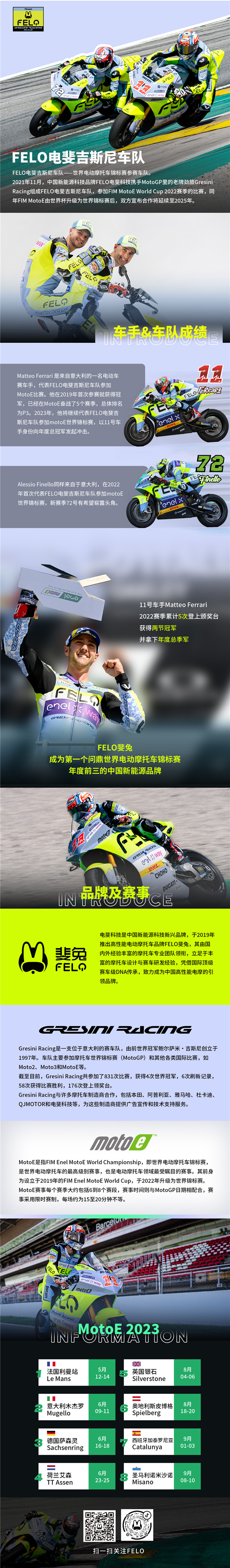 FELO電斐再戰MotoE，這周末勒芒迎來揭幕戰