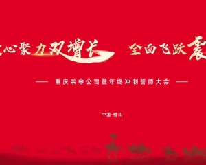 重庆宗申公司年终冲刺誓师大会圆满举行！