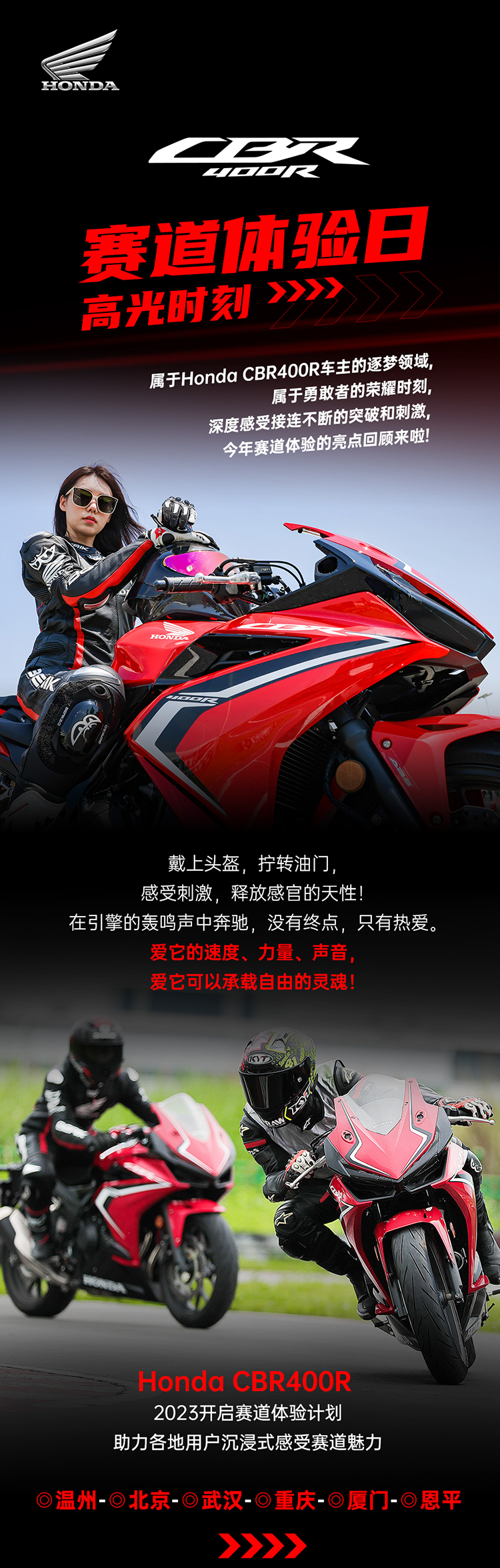 一文回顧Honda CBR400R賽道體驗日的高光時刻