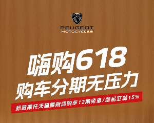 嗨购618 标致天猫购车12期免息
